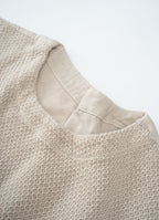 コットンニットガーゼベスト