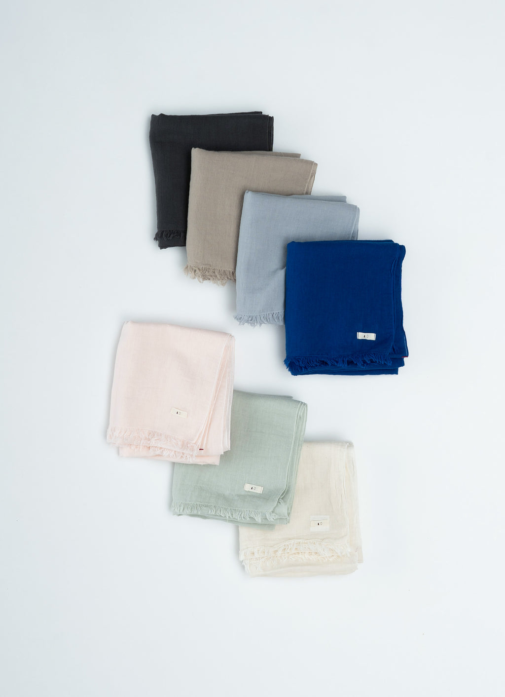 シルク混カラーストール