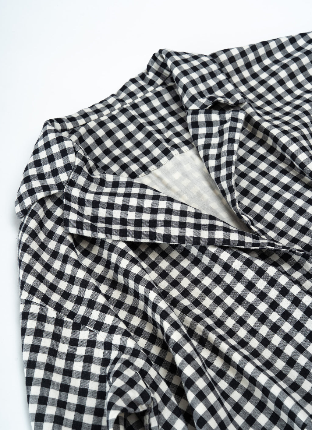 ギンガムガーゼアトリエコート