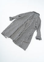 ギンガムガーゼアトリエコート