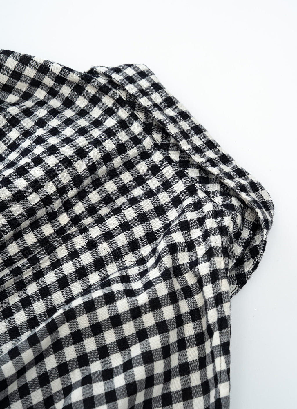 ギンガムガーゼアトリエコート