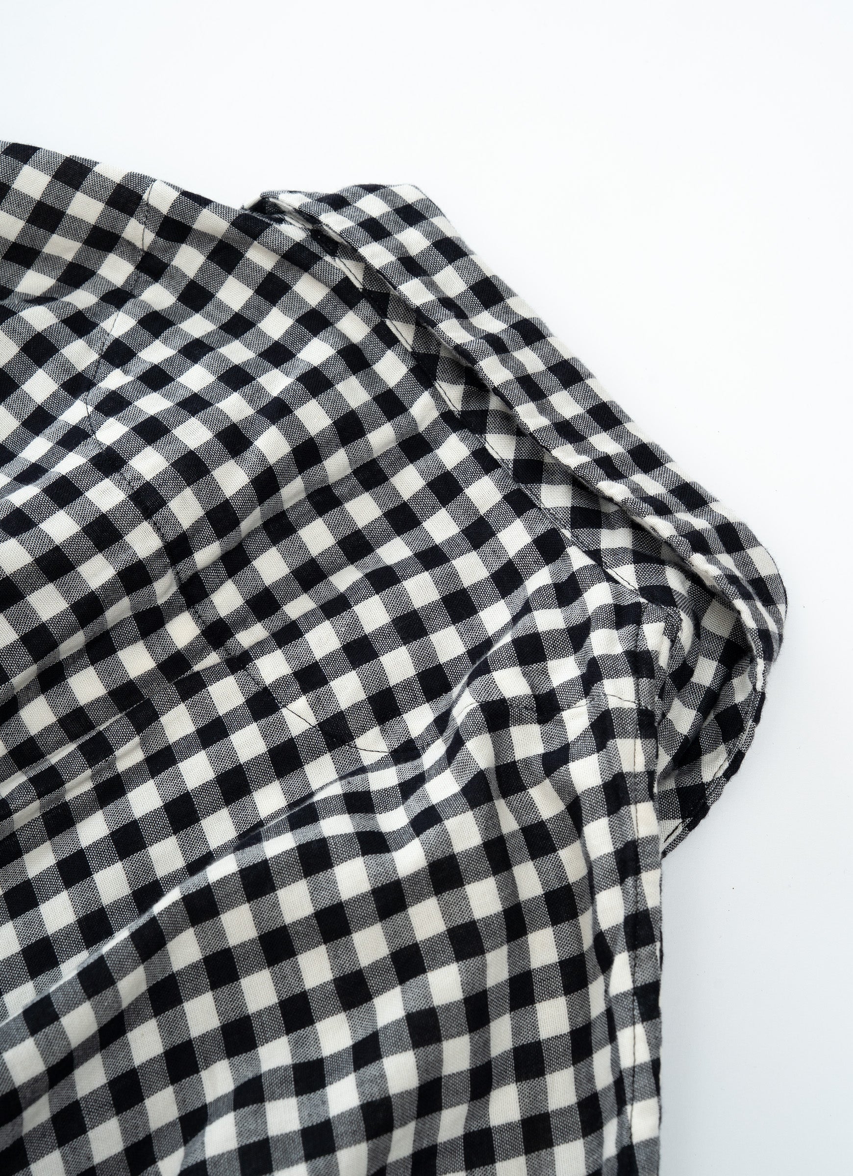 ギンガムガーゼアトリエコート