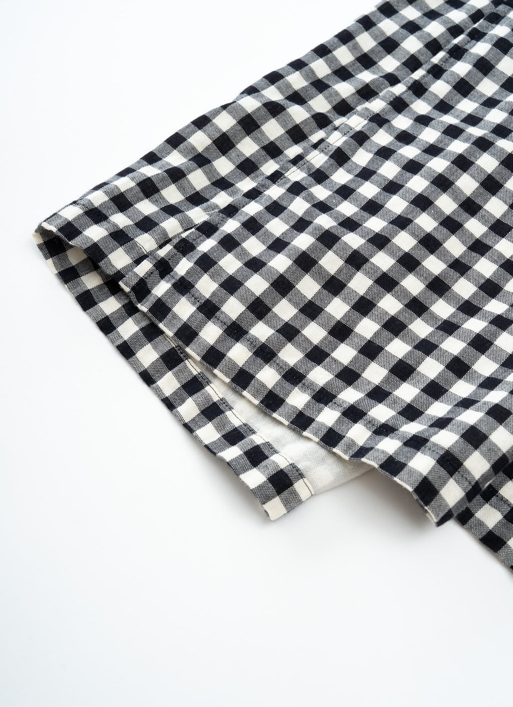 ギンガムガーゼアトリエコート