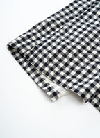 ギンガムガーゼアトリエコート