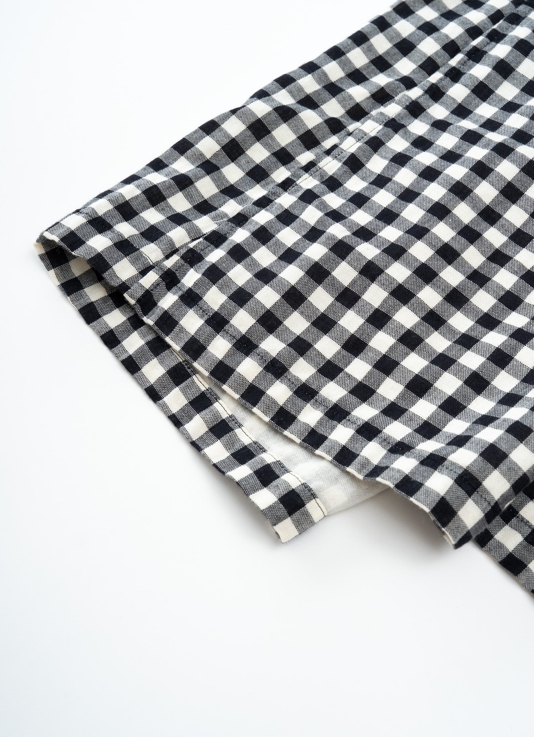 ギンガムガーゼアトリエコート