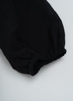 コットンリネンギャザードレス