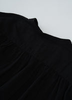 コットンリネンギャザードレス