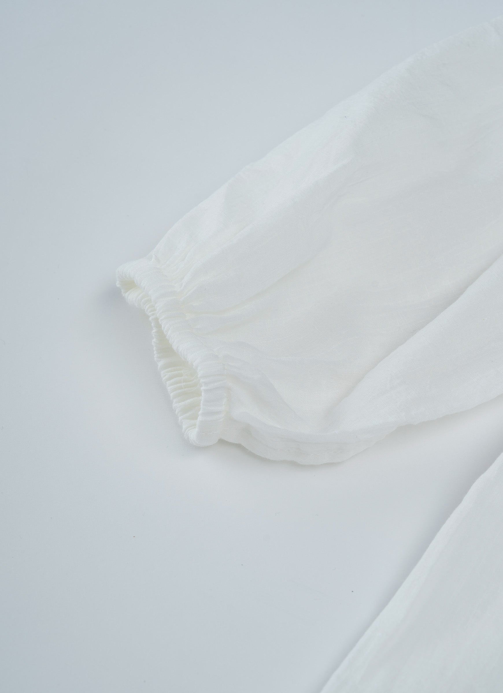 コットンリネンギャザードレス