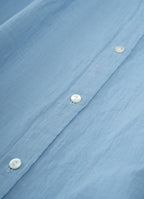 コットンリネンギャザードレス