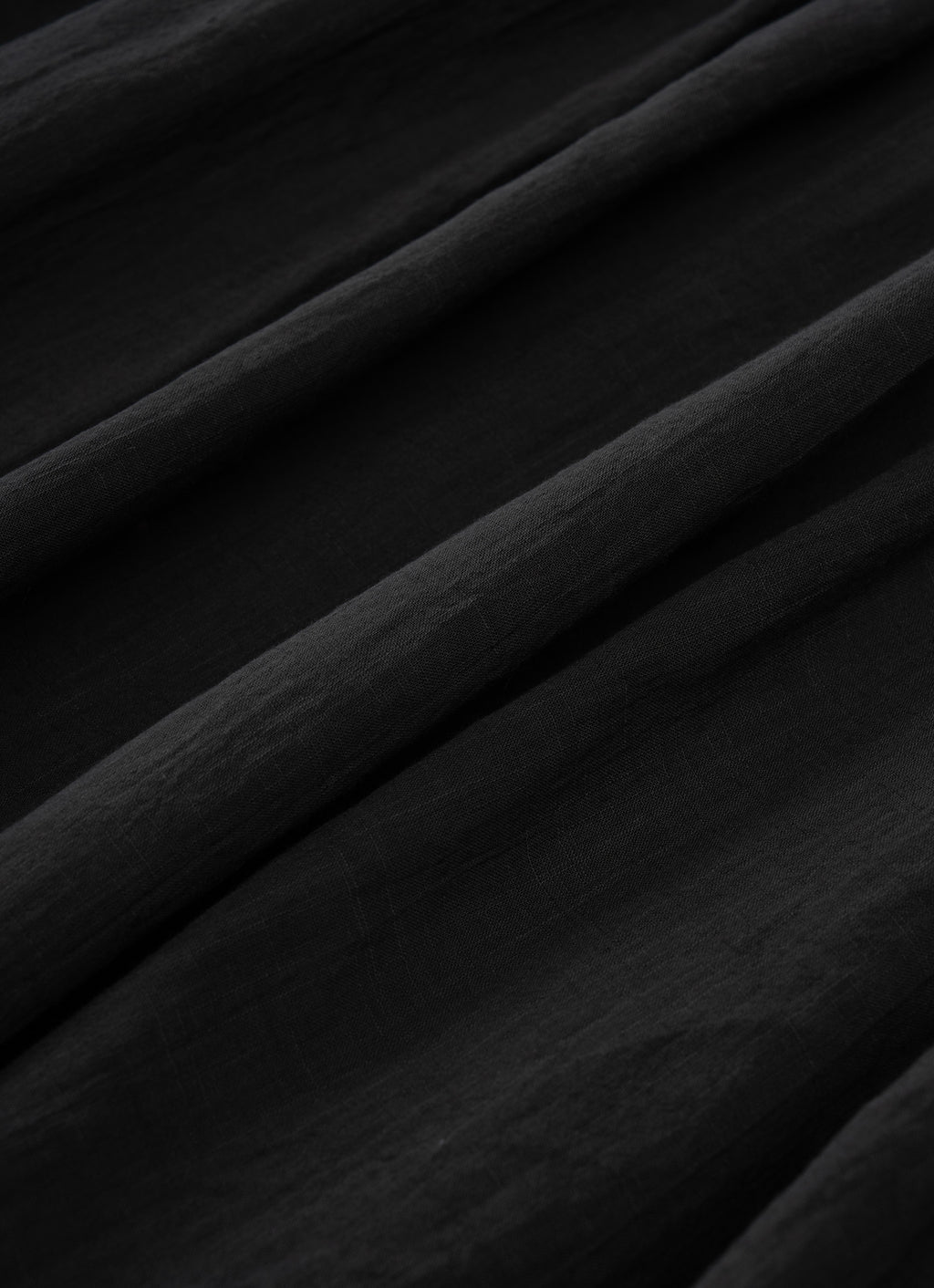 コットンリネンギャザーブラウス