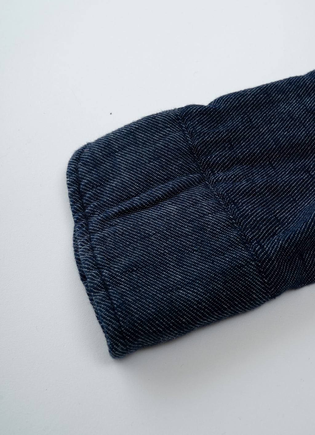 デニムガーゼノーカラージャケット