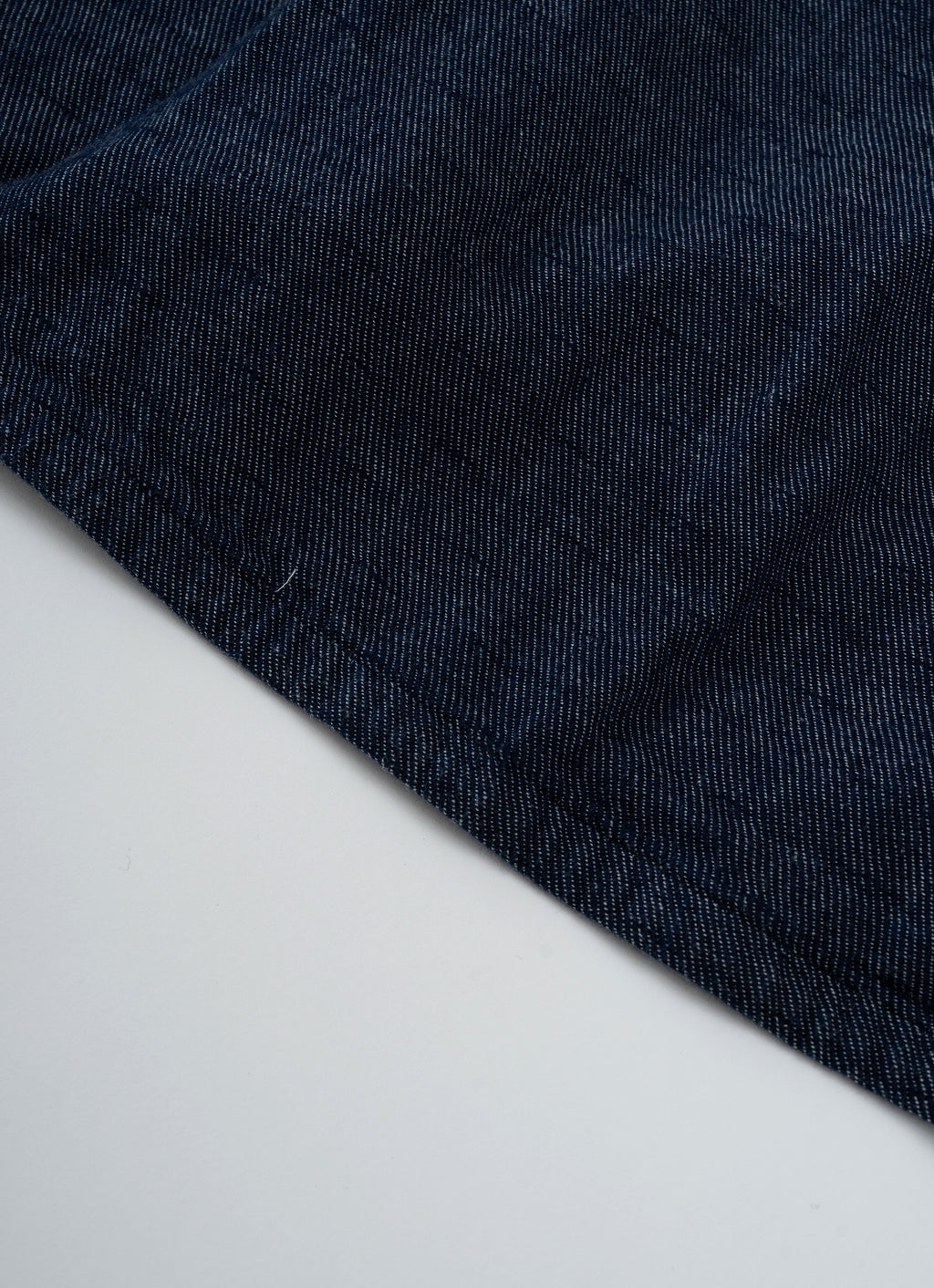 デニムガーゼノーカラージャケット