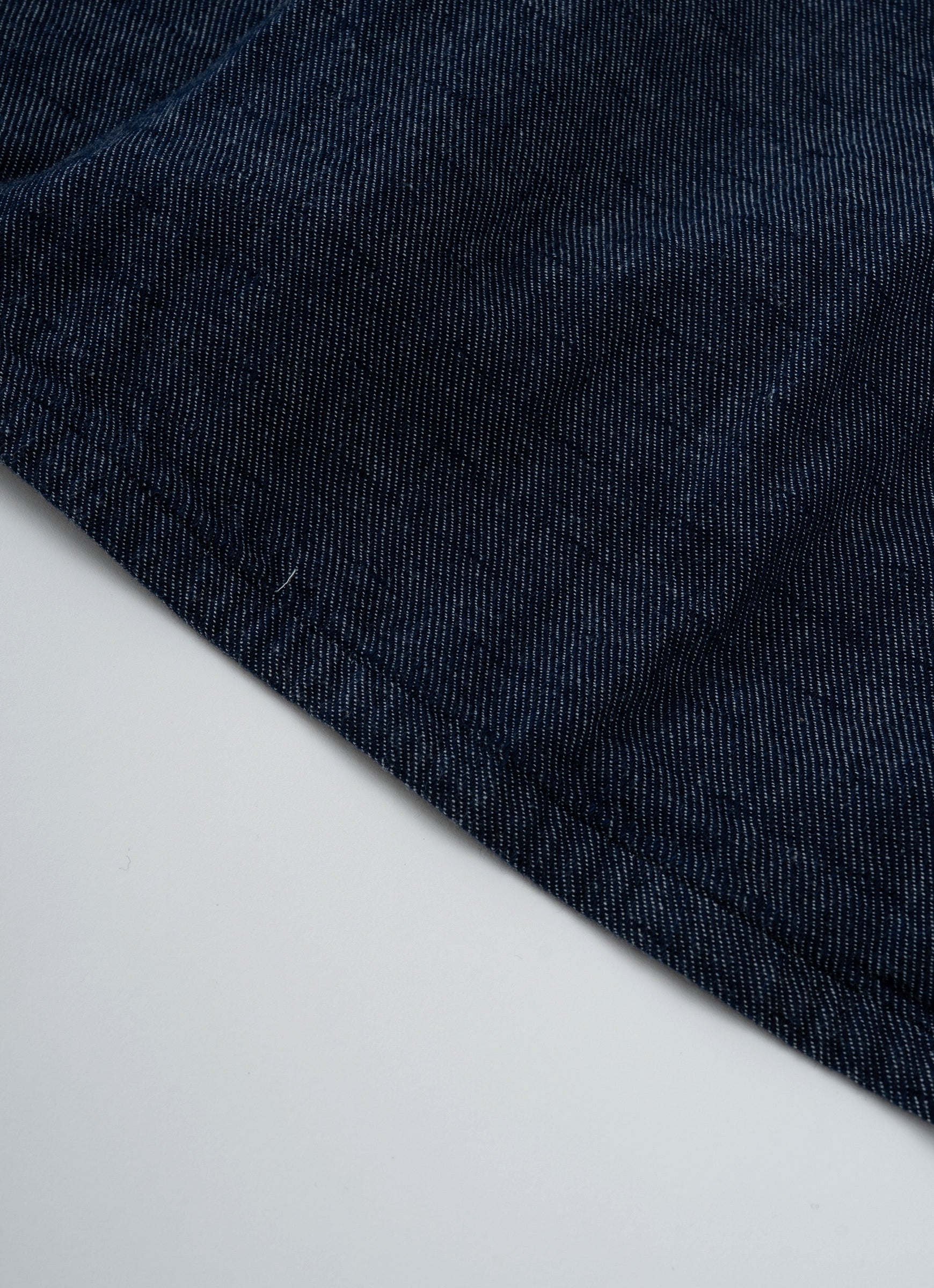 デニムガーゼノーカラージャケット