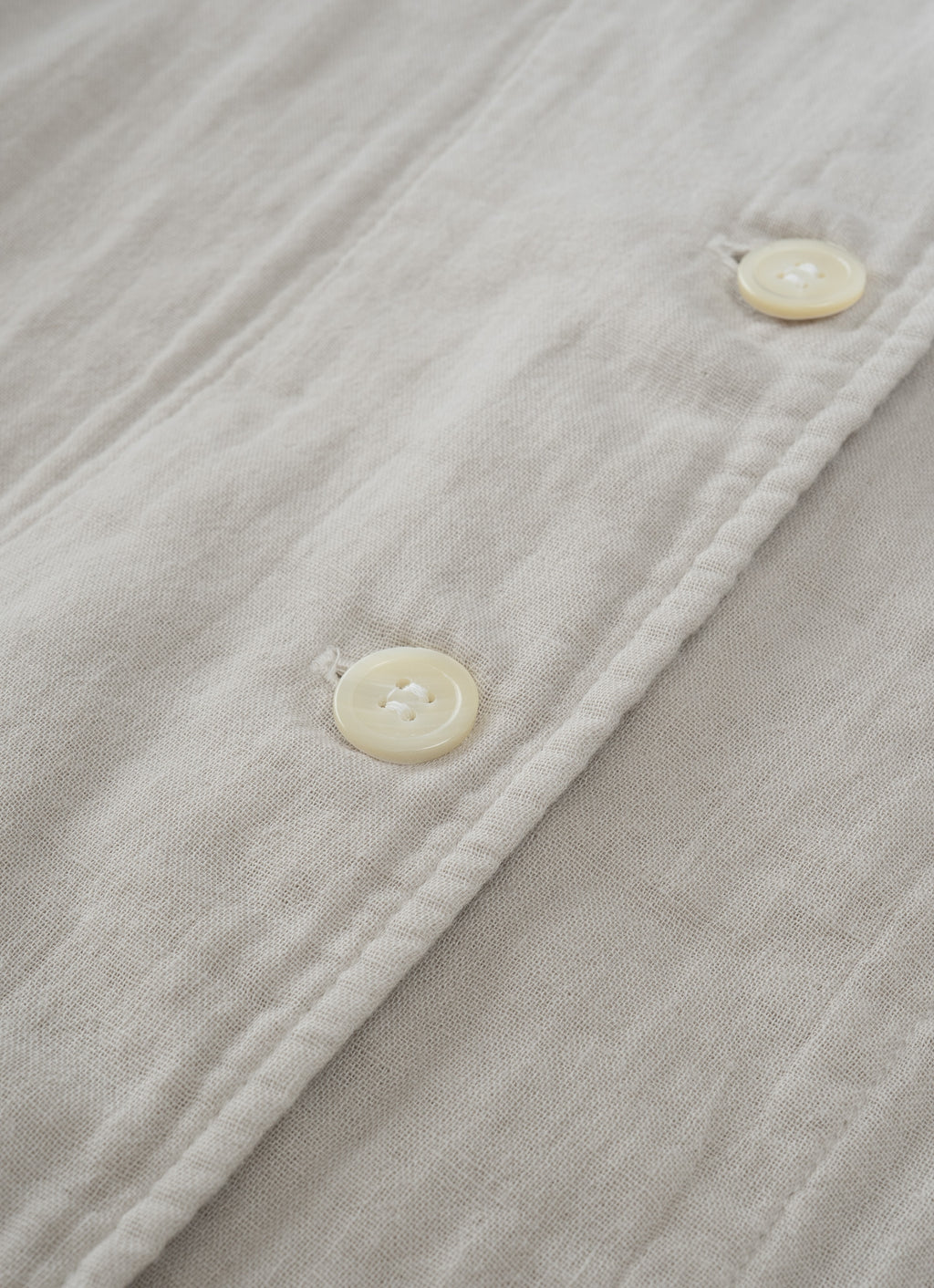 ガーゼノーカラージャケット