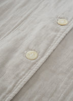 ガーゼノーカラージャケット