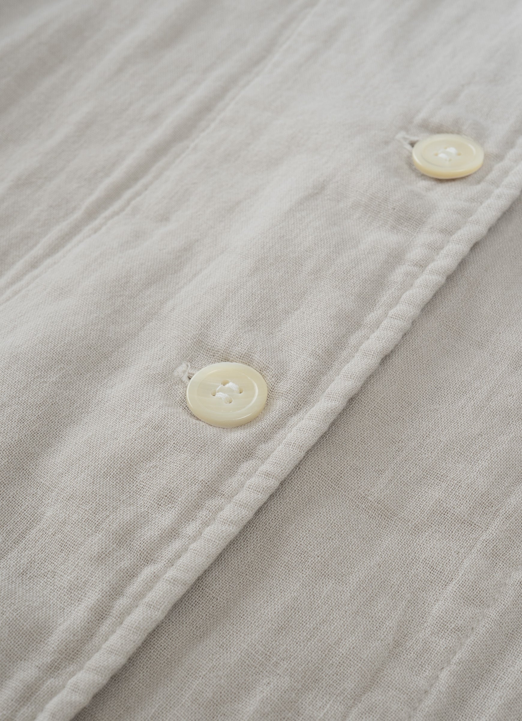 ガーゼノーカラージャケット