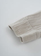 ガーゼノーカラージャケット