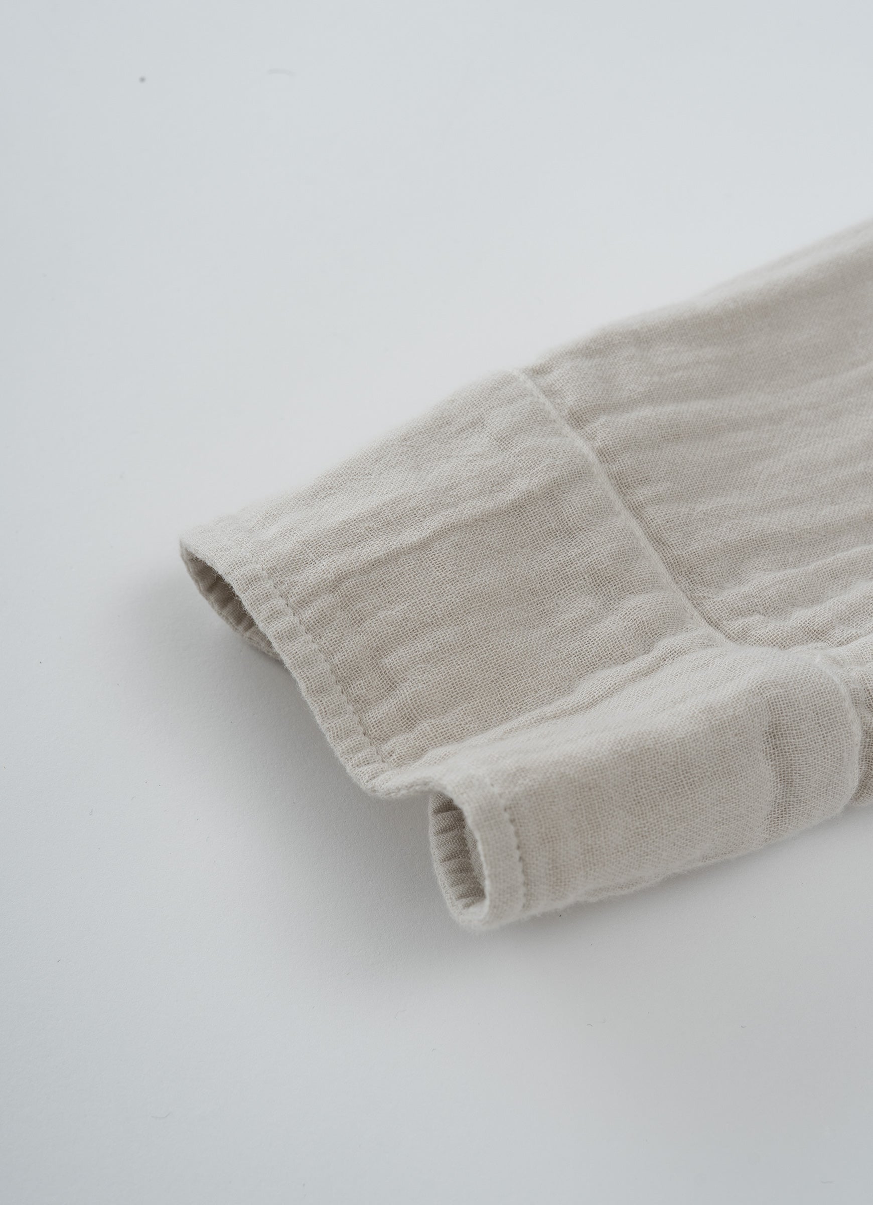 ガーゼノーカラージャケット