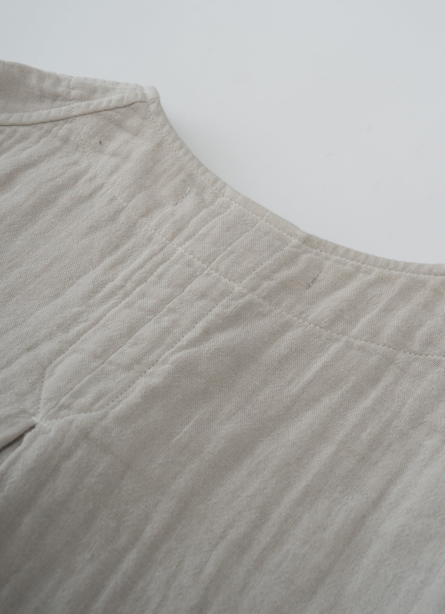 ガーゼノーカラージャケット