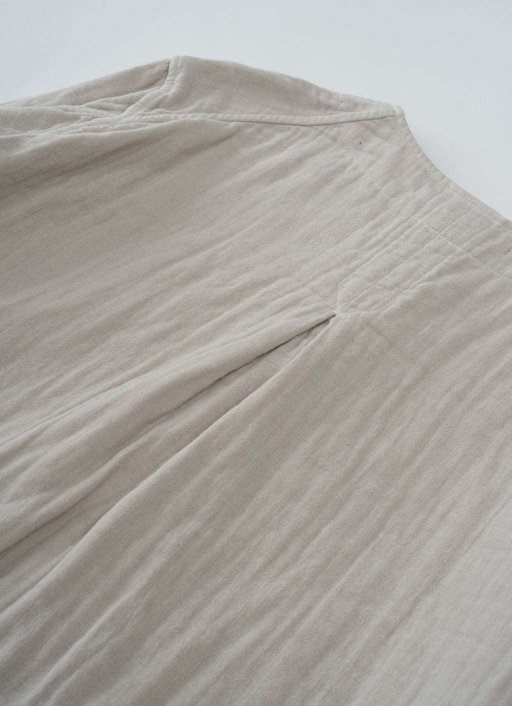 ガーゼノーカラージャケット