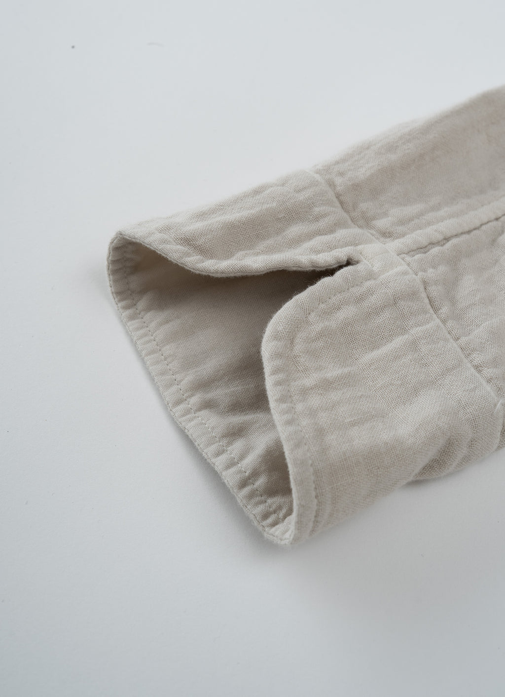 ガーゼノーカラージャケット