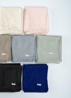 シルク混カラーストール