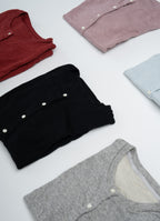 クルーネックカーディガン