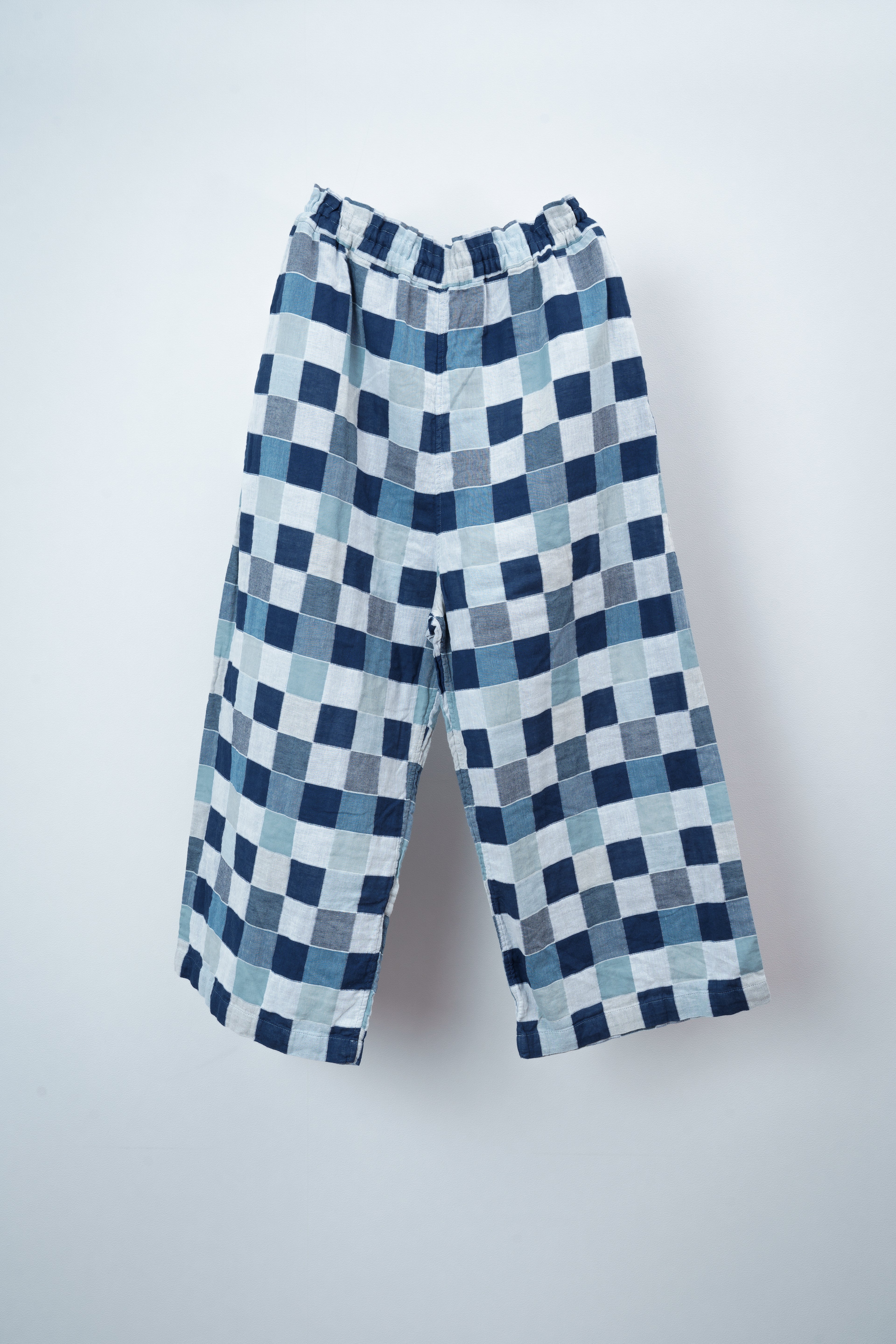 モザイクガラスガーゼイージーパンツ