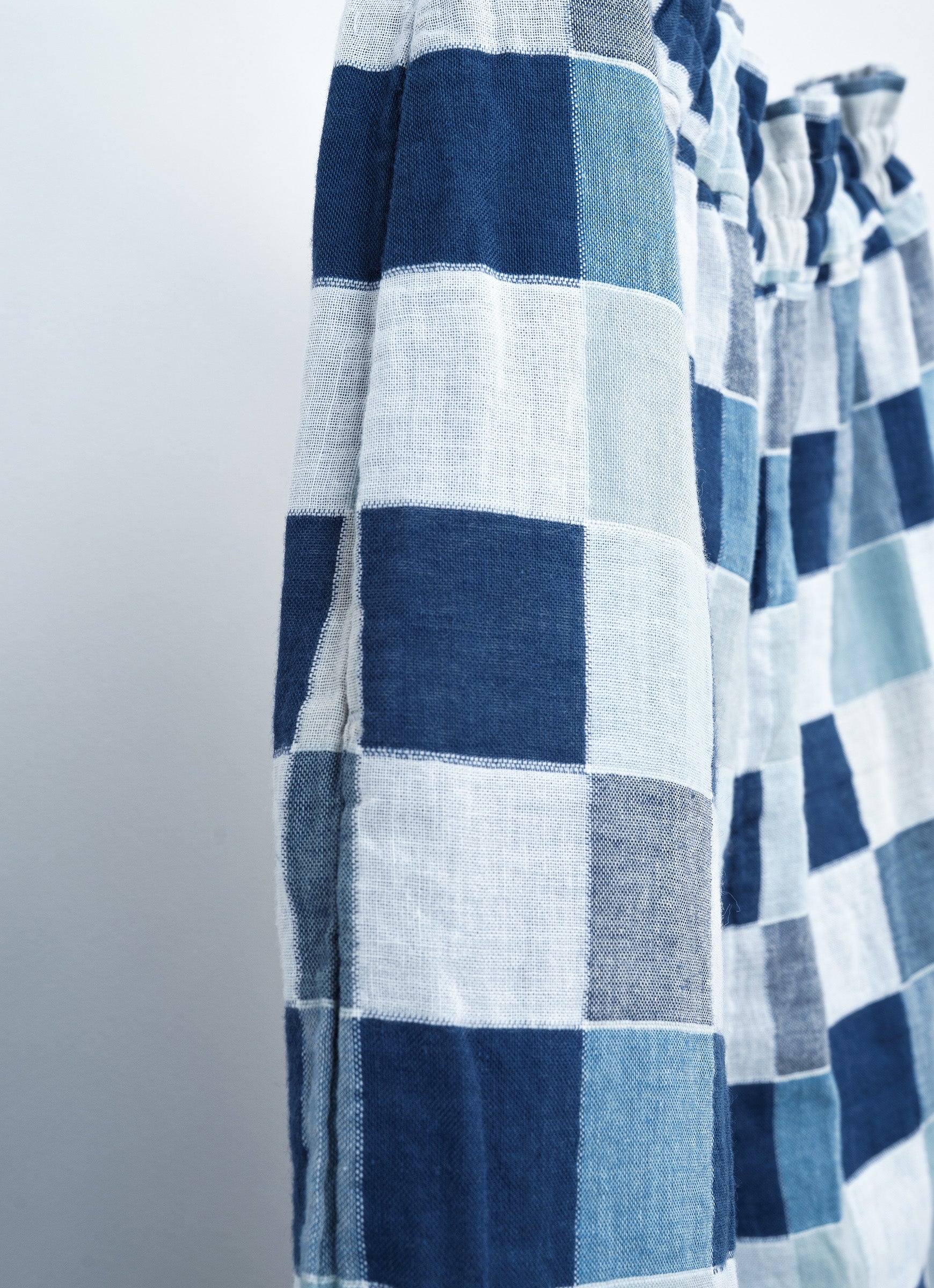 モザイクガラスガーゼイージーパンツ