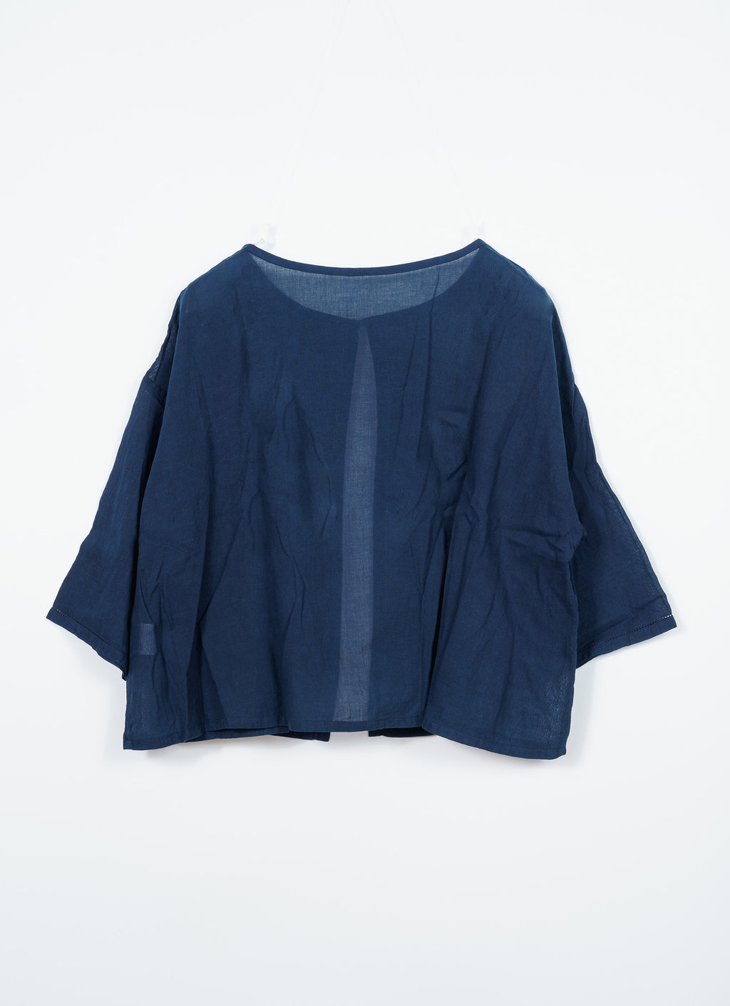 藍染シアーカーディガン