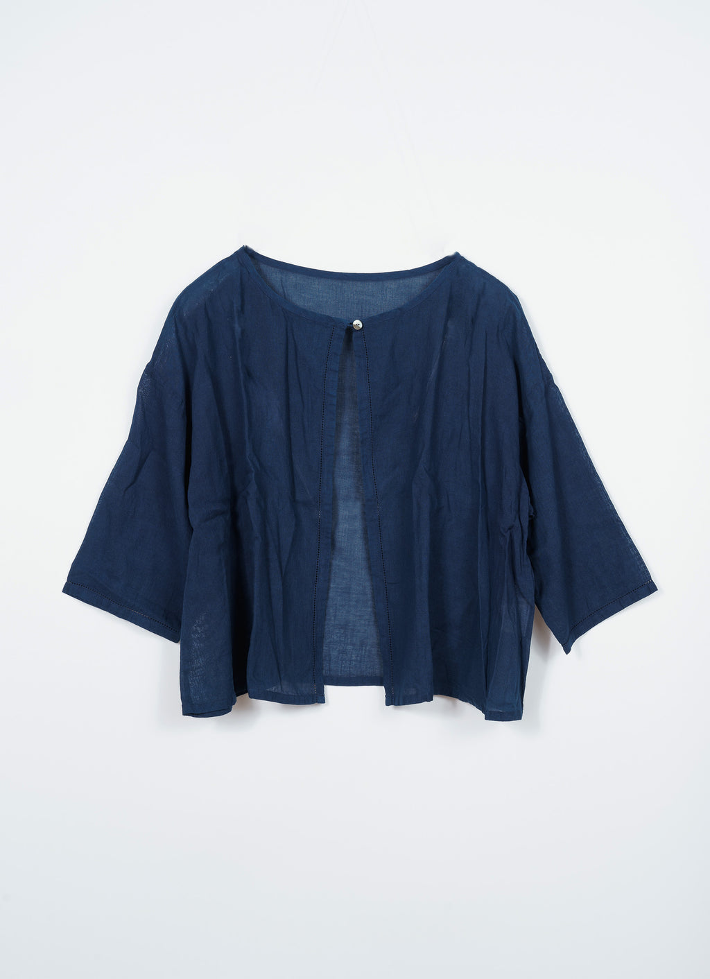 藍染シアーカーディガン