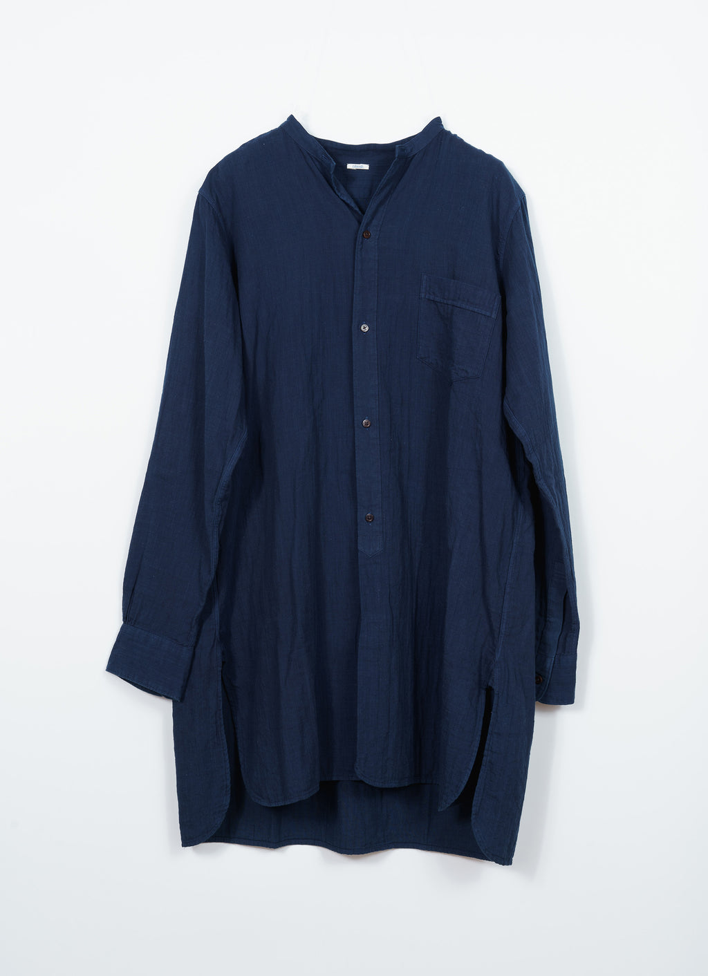 藍染ロングシャツ