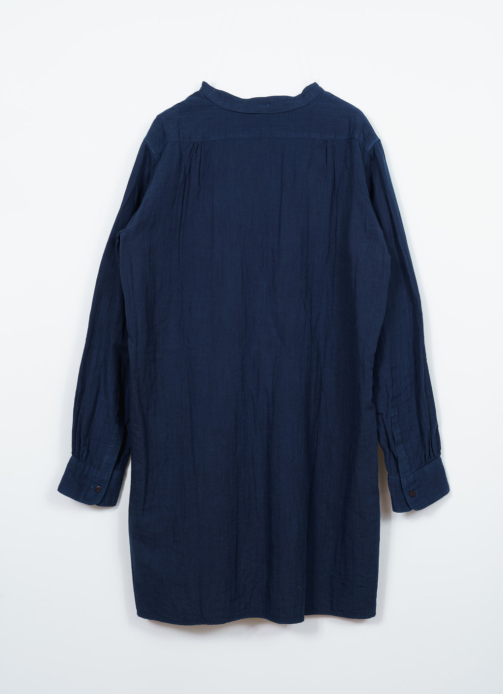 藍染ロングシャツ