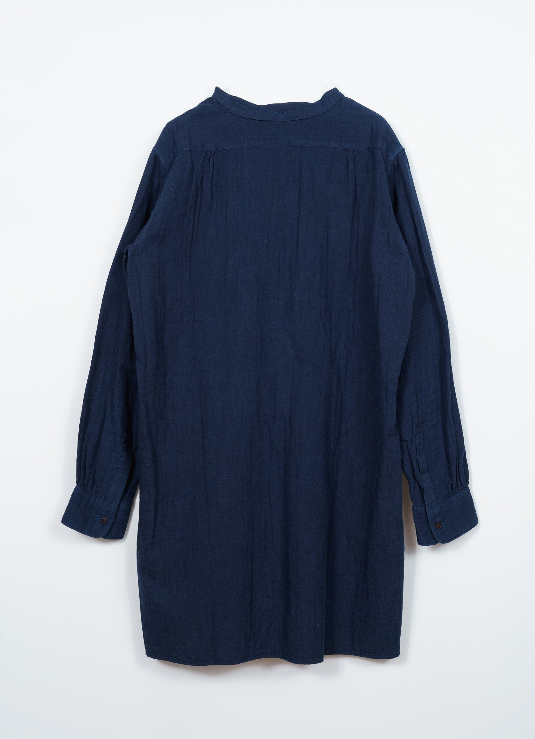 藍染ロングシャツ