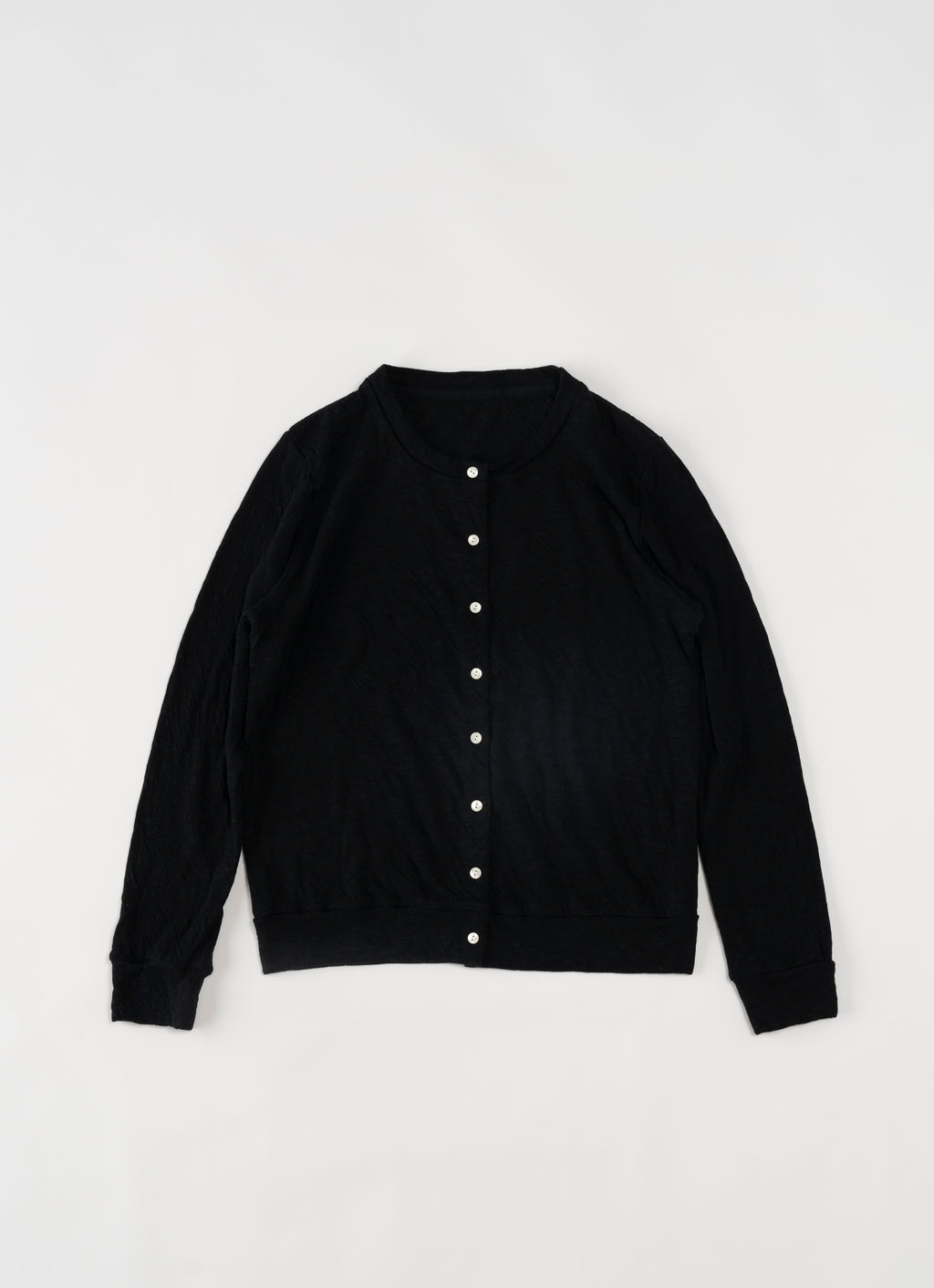 クルーネックカーディガン