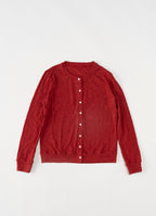 クルーネックカーディガン