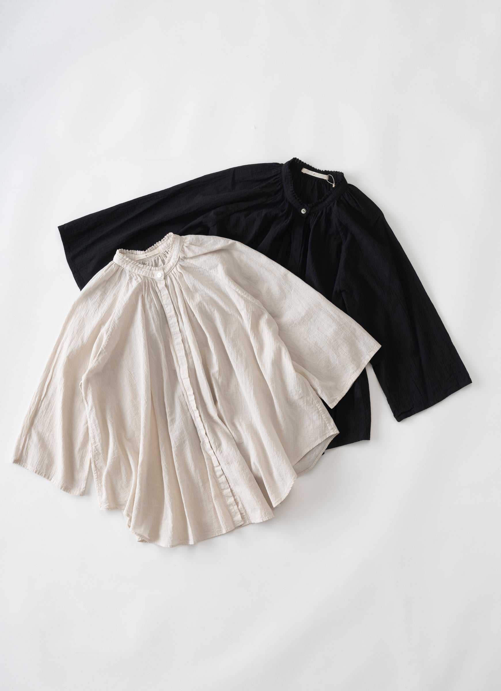 ガーゼフリルブラウス