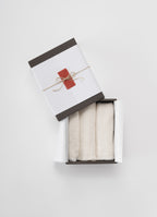 【GIFT BOX】立体織りオーガニックコットンガーゼフェイスタオル2枚・ゲストタオルセット