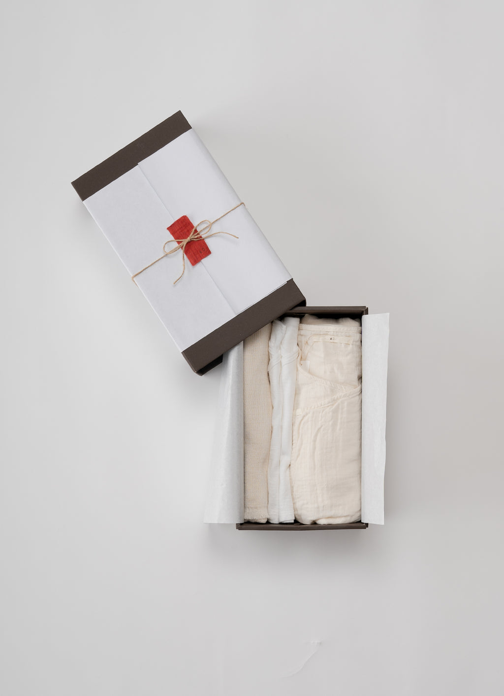 【GIFT BOX】出産準備セット ~母子お揃いガーゼウェアと沐浴タオル~