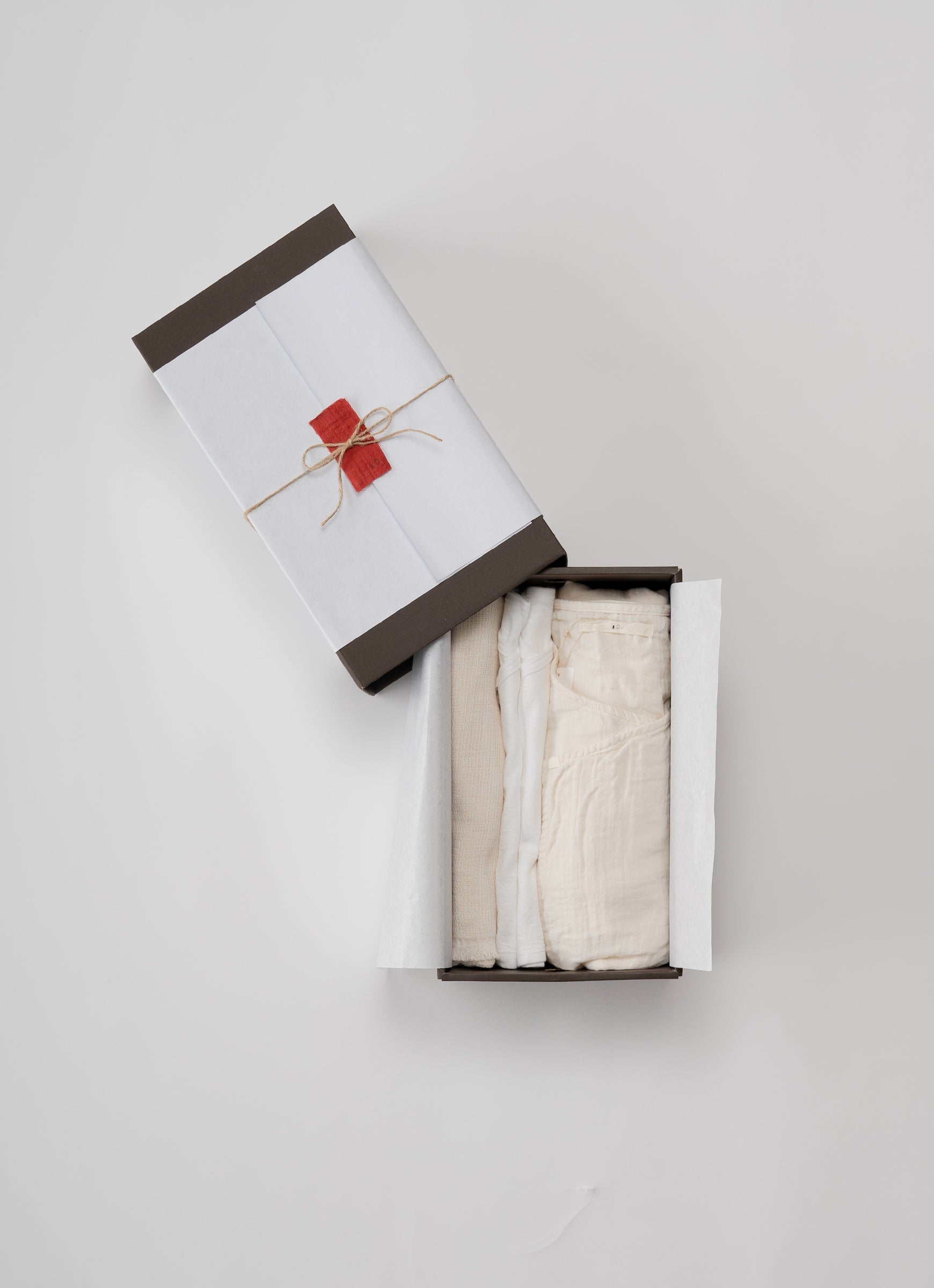 【GIFT BOX】出産準備セット ~母子お揃いガーゼウェアと沐浴タオル~