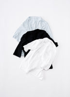 なめらかプレーンTシャツ　