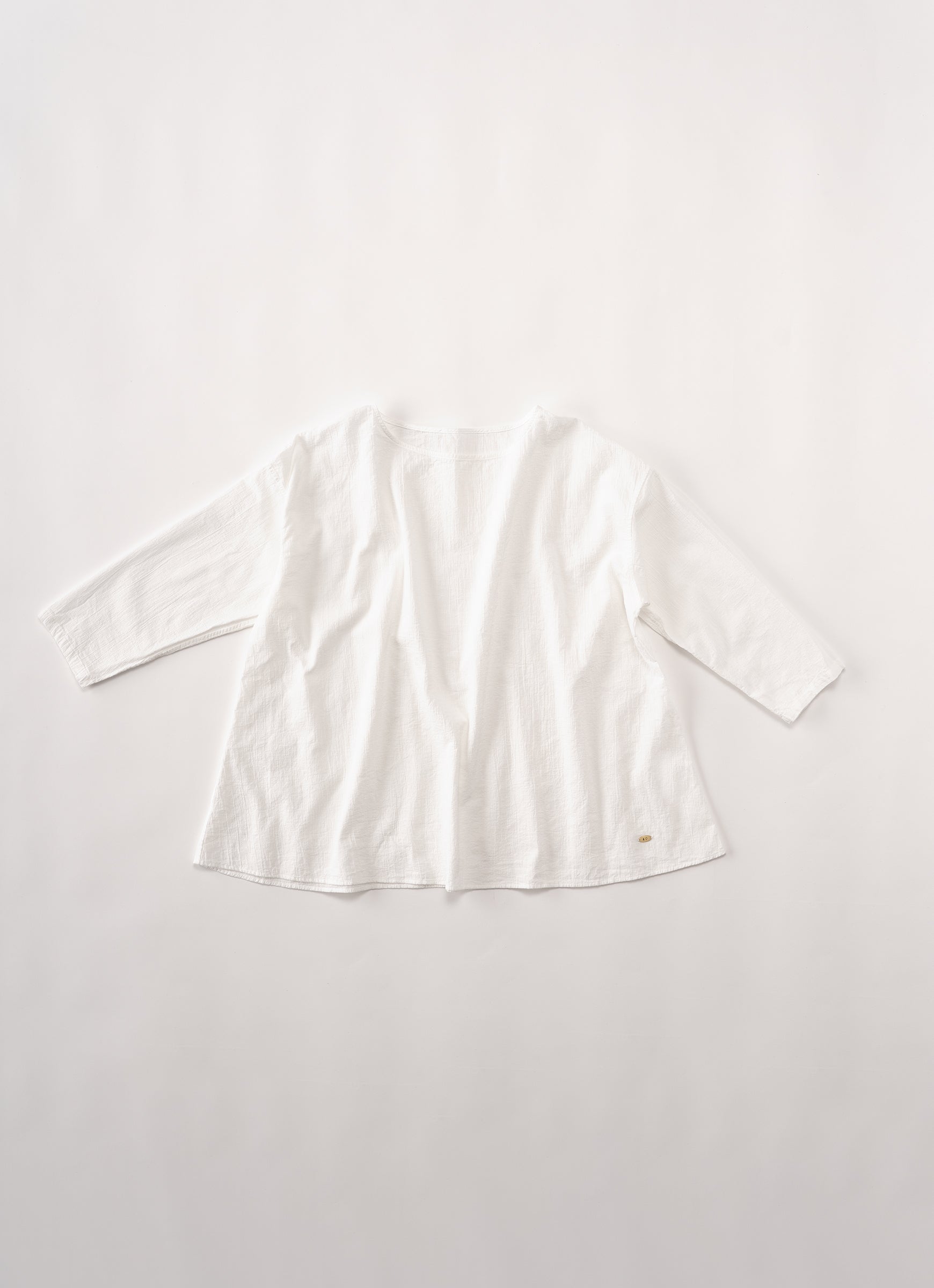 ガーゼボートネックプルオーバー