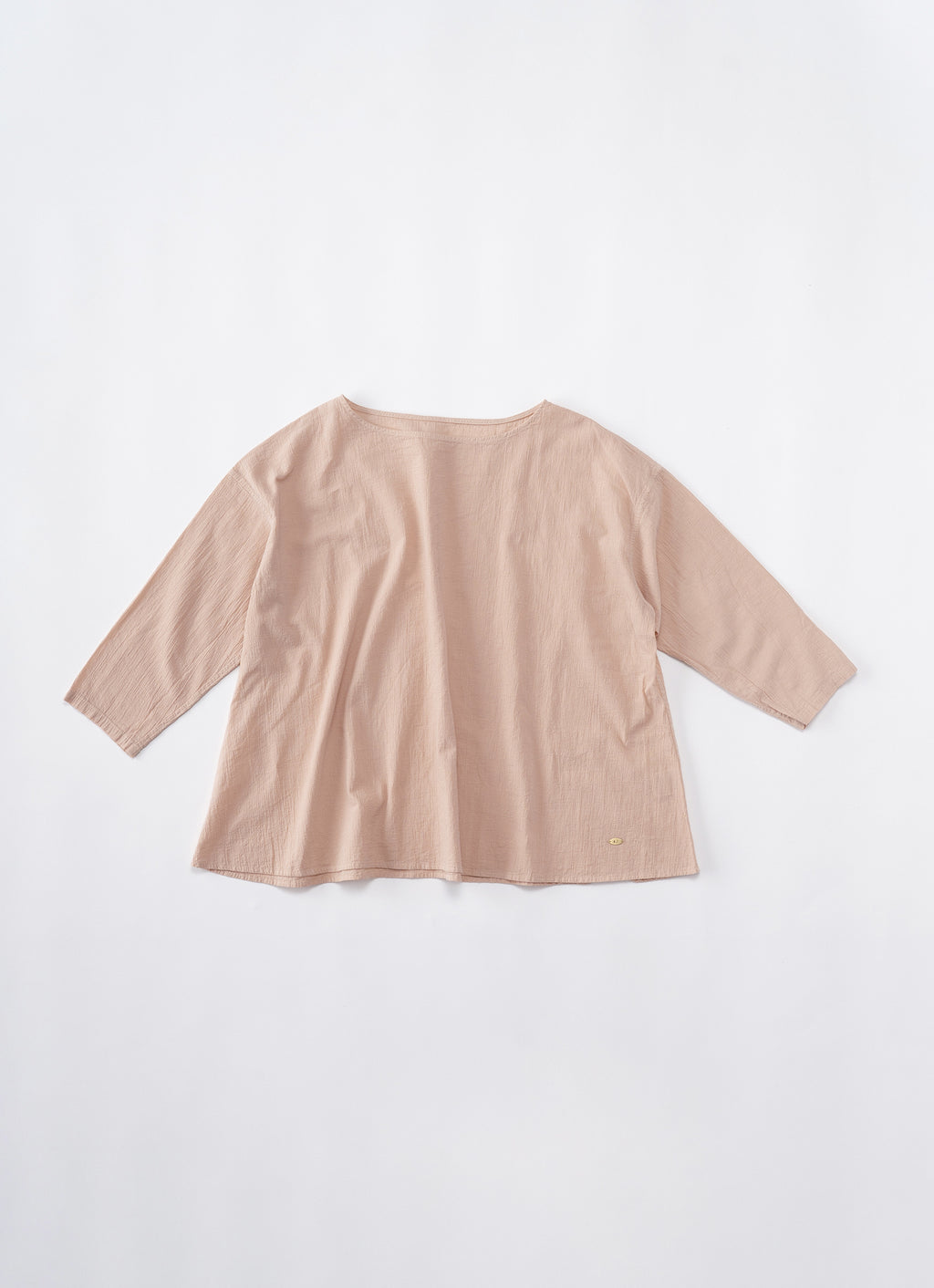 ガーゼボートネックプルオーバー