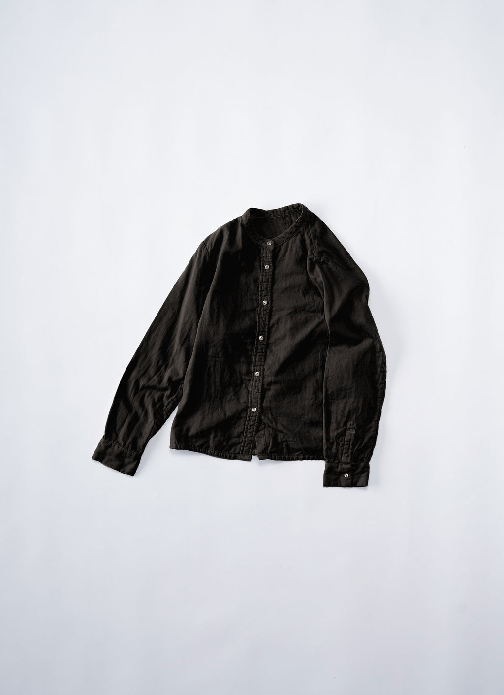 バンドカラーブラウス