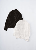 バンドカラーブラウス