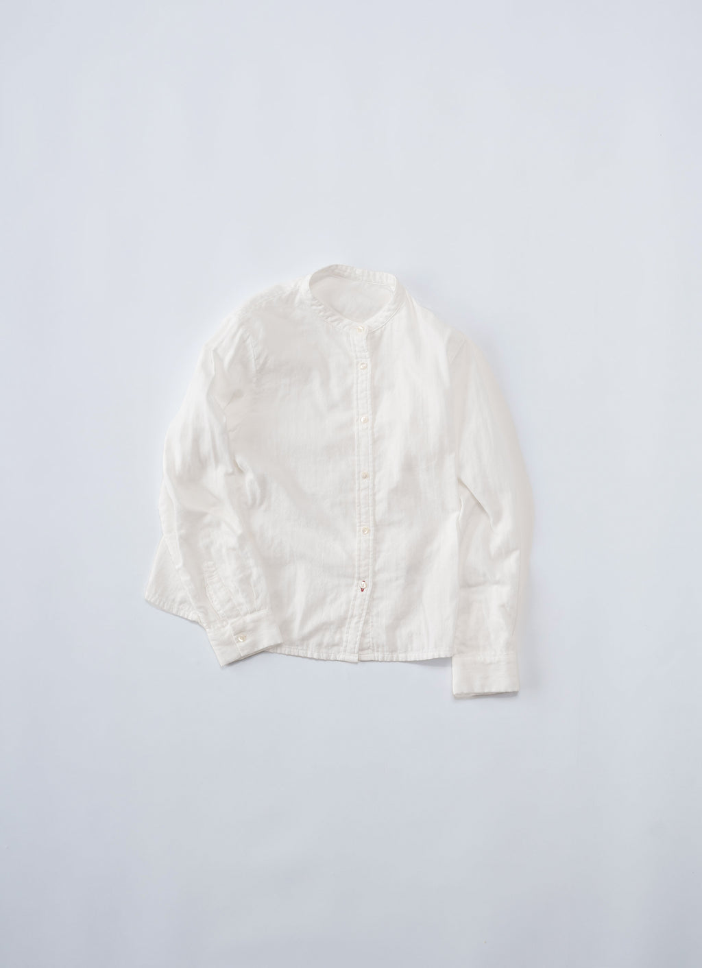 バンドカラーブラウス