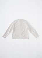 バンドカラーブラウス