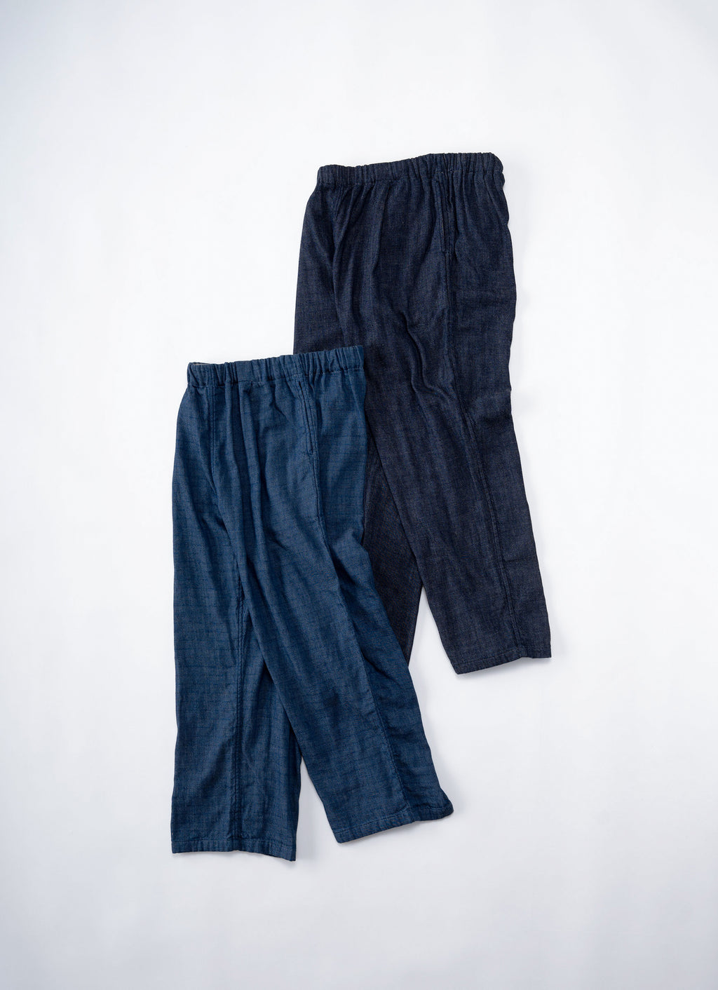 デニムガーゼイージーパンツ
