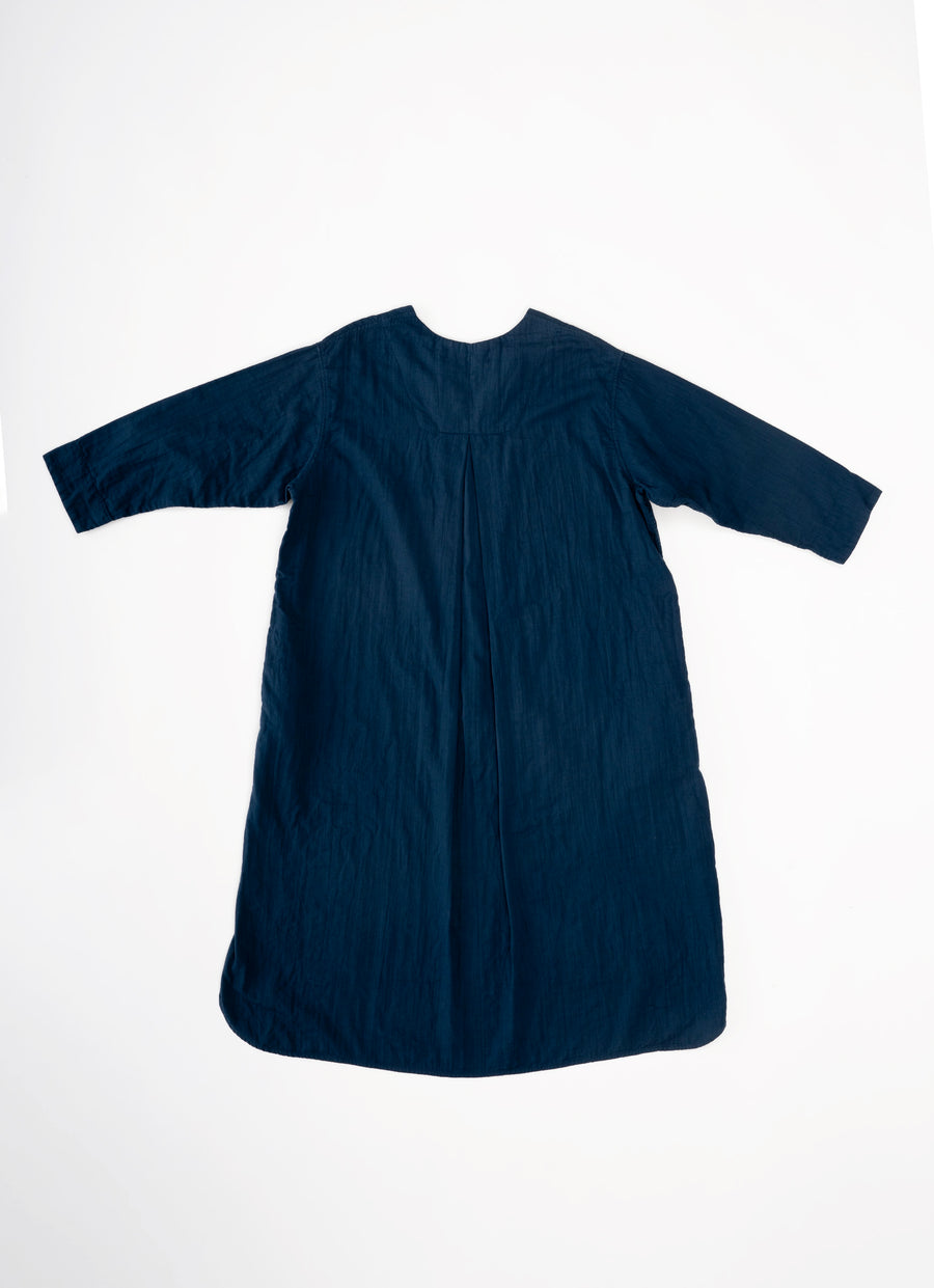 ガーゼキーネックワンピース