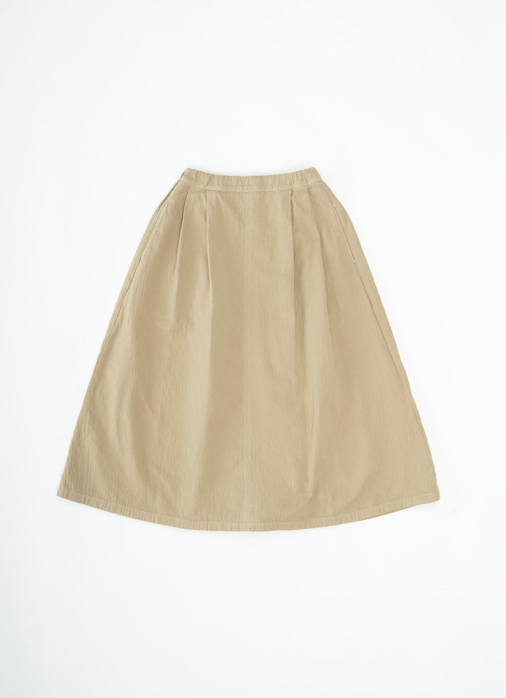タックギャザーロングスカート